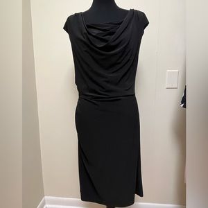 Ronnie Nicole, sleeveless black dress, size 14